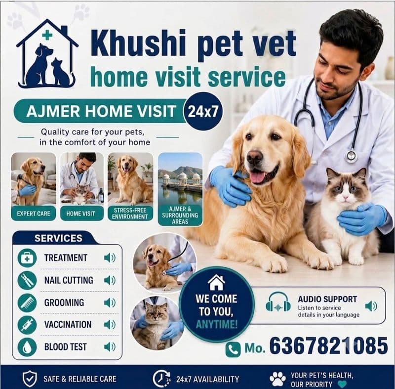 Khushi pet vet home visit service - Photo 1