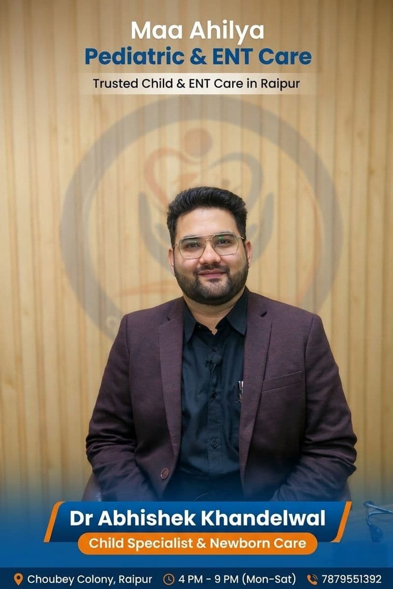 Dr. Abhishek Khandelwal Dr. Abhishek Khandelwal - Pediatrician in Raipur