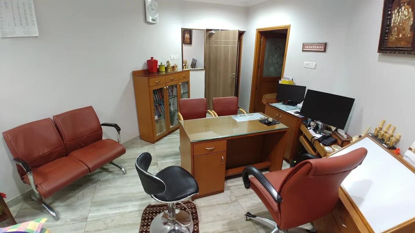 Clean and comfortable waiting area for patients