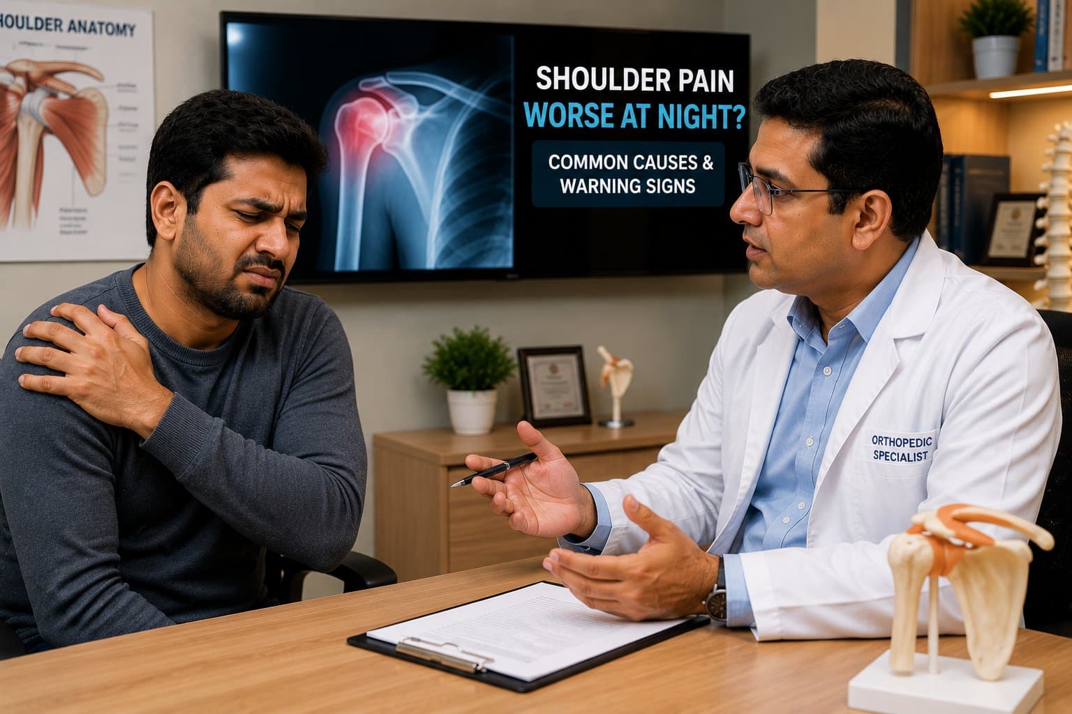 Why Does Shoulder Pain Increase at Night? Common Causes and When to Seek Medical Help Why Does Shoulder Pain Increase at Night? Common Causes and When to Seek Medical Help