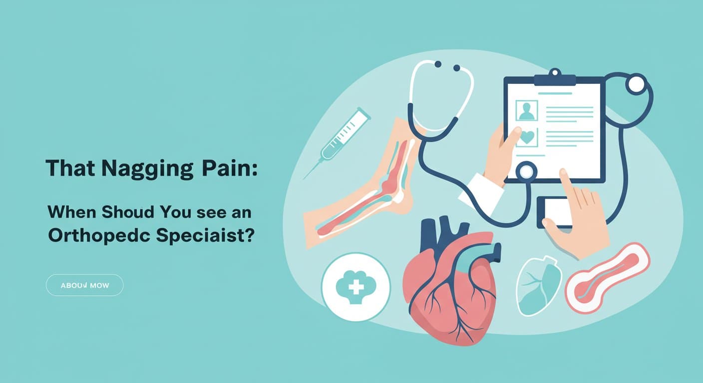 That Nagging Pain: When Should You See an Orthopedic Specialist? That Nagging Pain: When Should You See an Orthopedic Specialist?