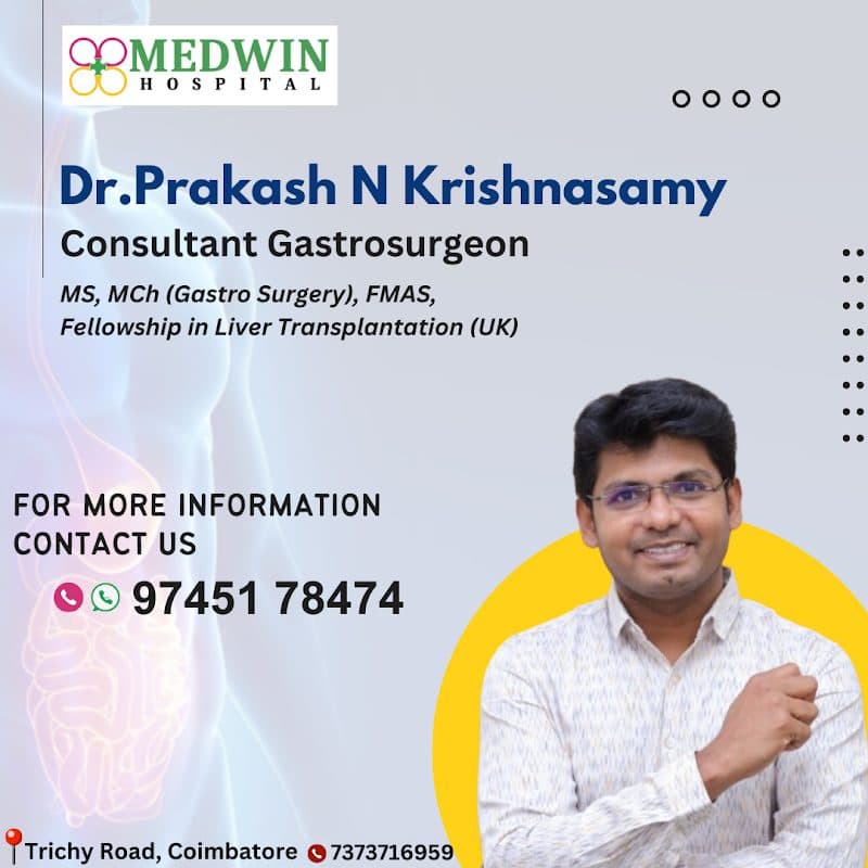 Dr.Prakash Krishnasamy Gastro Doctor Dr.Prakash Krishnasamy Gastro Doctor - Gastroenterologist in Coimbatore