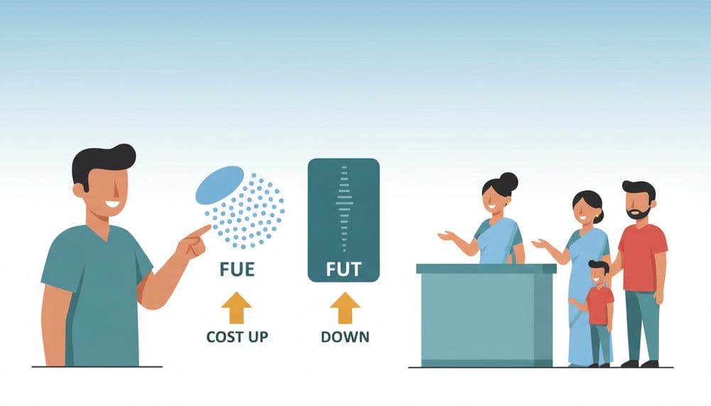 FUE vs FUT Hair Transplant: Cost Comparison FUE vs FUT Hair Transplant: Cost Comparison