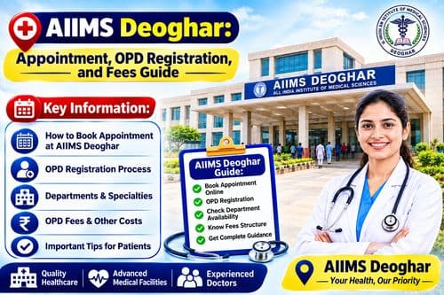 AIIMS Deoghar: Appointment, OPD Registration, and Fees Guide AIIMS Deoghar: Appointment, OPD Registration, and Fees Guide