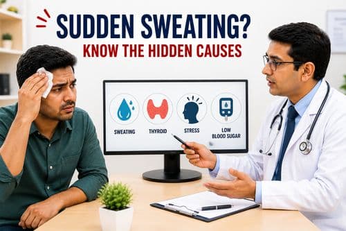 What Causes Sudden Sweating Without Exercise?