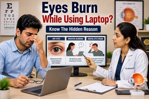 Why Do Eyes Burn While Using a Laptop? Common Causes and Prevention Tips